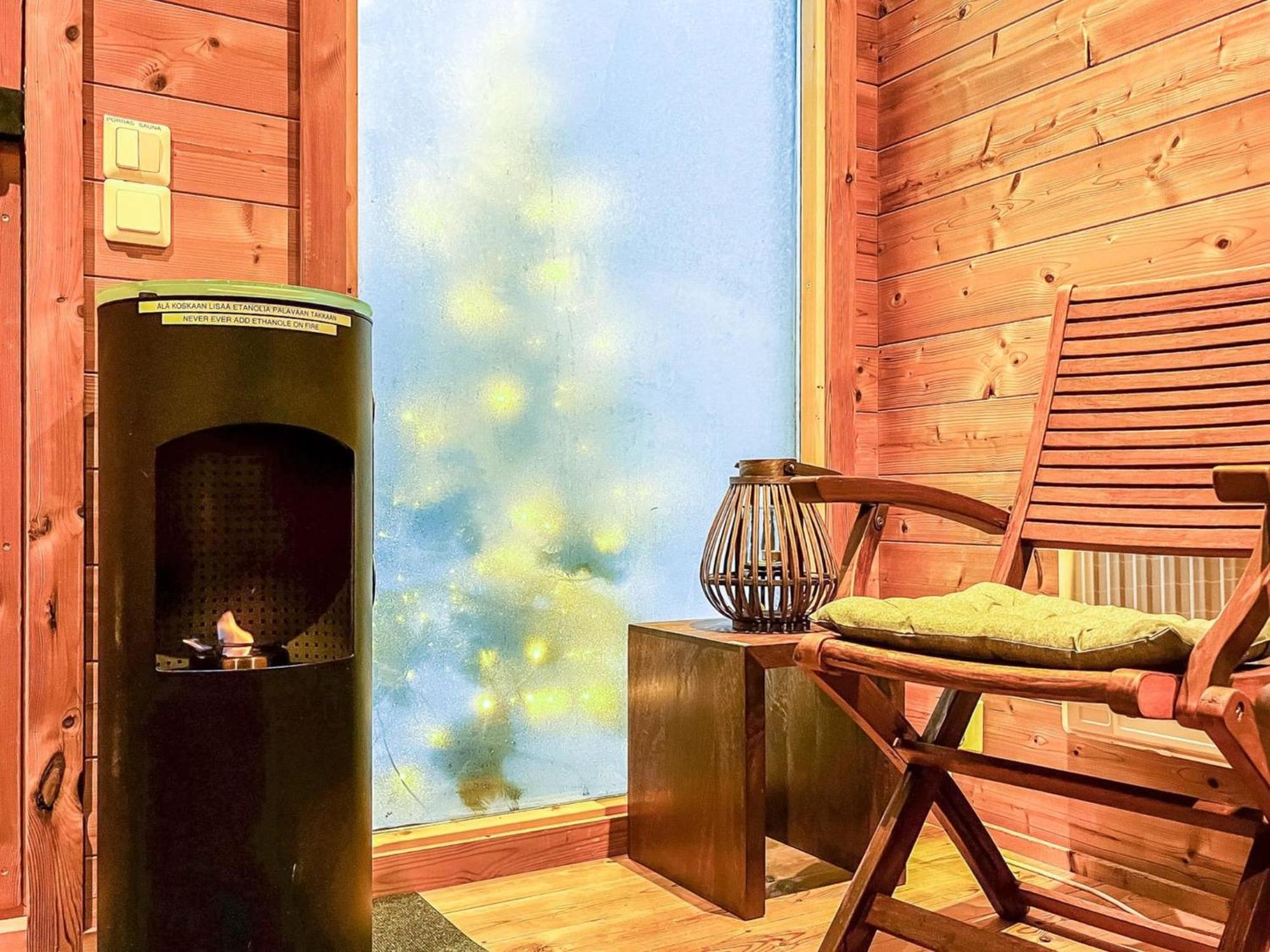 Holiday Home Samruam B Aurora Cabin By Interhome ซาลลา ภายนอก รูปภาพ