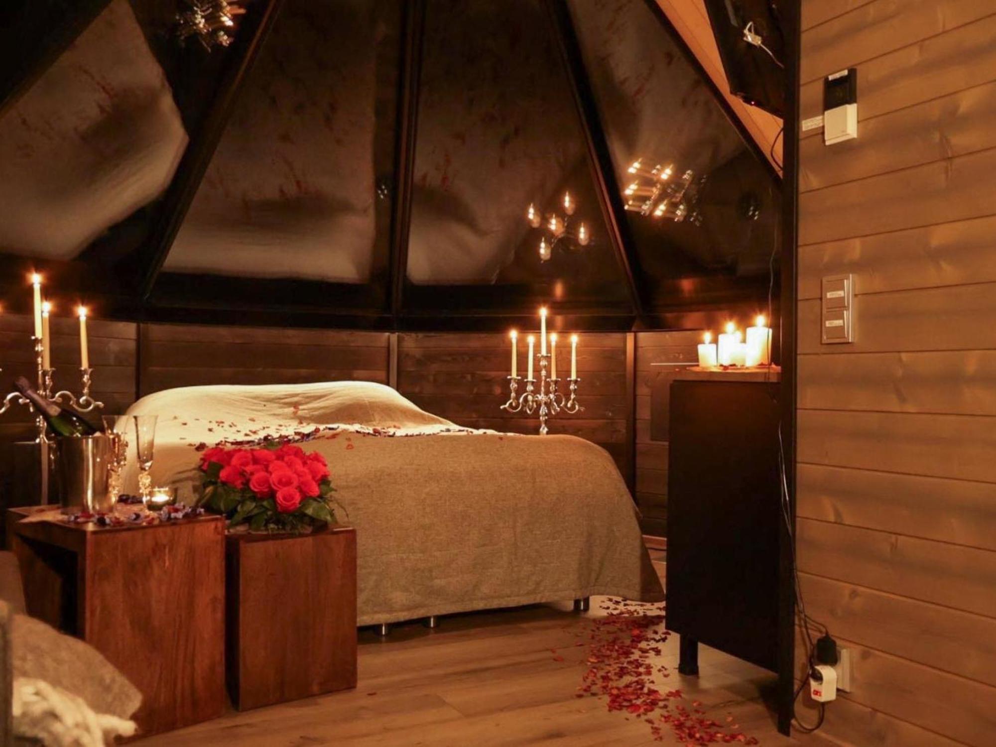 Holiday Home Samruam B Aurora Cabin By Interhome ซาลลา ภายนอก รูปภาพ